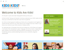 Tablet Screenshot of kidsarekids.org.au